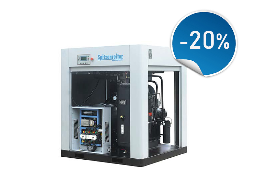 Компрессор винтовой с осушителем и ресивером Spitzenreiter S-EKO 30D Компрессор винтовой с осушителем и ресивером Spitzenreiter S-EKO 30D