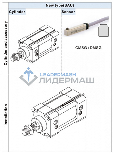 Датчик герконовый CMSG-020 для пневмоцилиндра