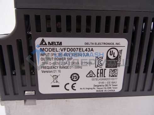 Частотный преобразователь Delta VFD 0,75 kW 480V 3PH